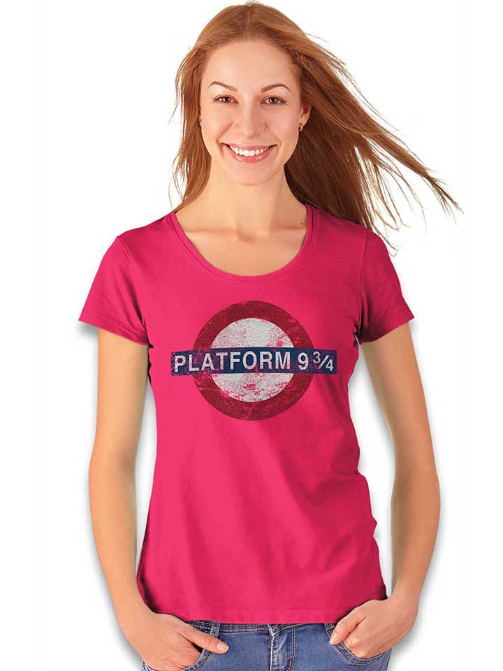 platform-neun-drei-viertel-damen-t-shirt fuchsia 2