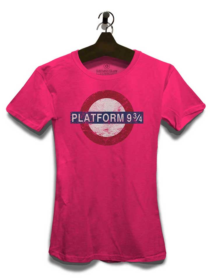platform-neun-drei-viertel-damen-t-shirt fuchsia 3