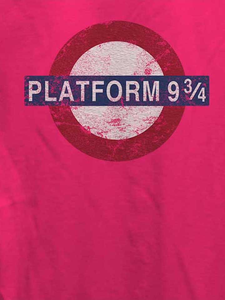 platform-neun-drei-viertel-damen-t-shirt fuchsia 4