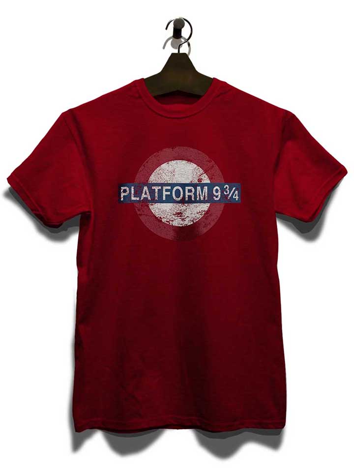 platform-neun-drei-viertel-t-shirt bordeaux 3