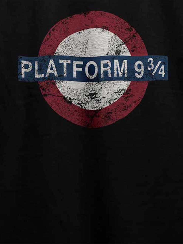 platform-neun-drei-viertel-t-shirt schwarz 4