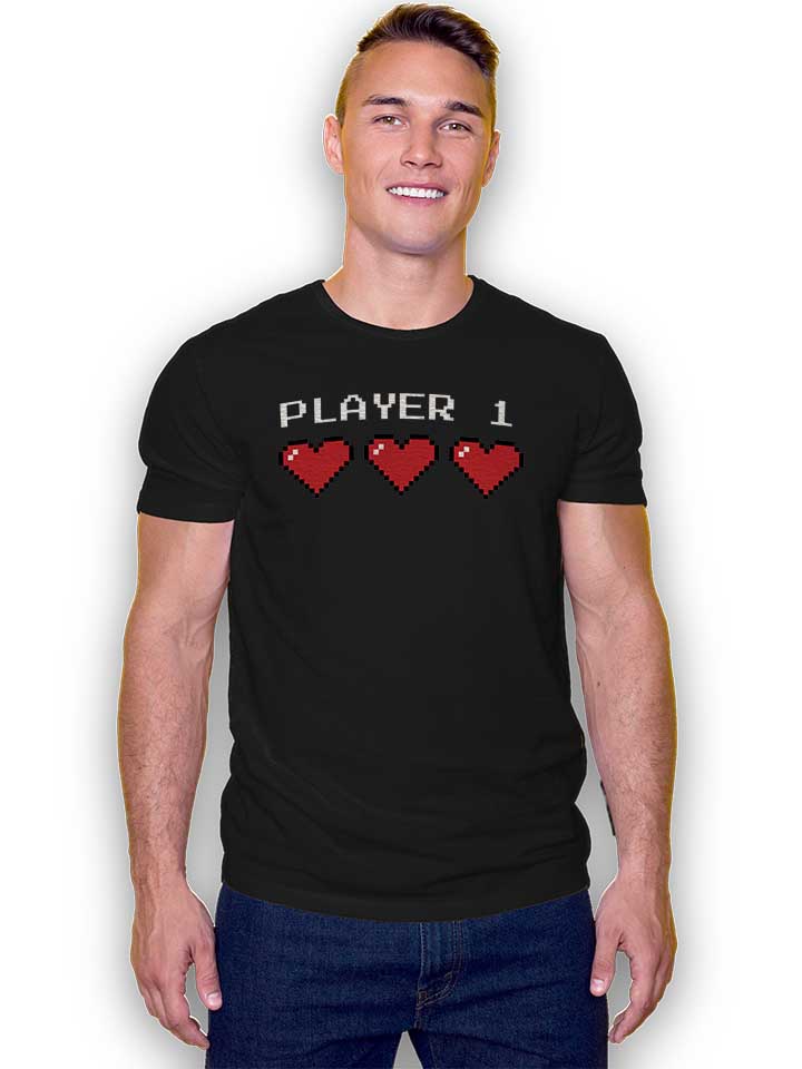 player-1-t-shirt schwarz 2