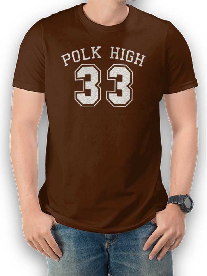 Polk High 33 T-Shirt braun L