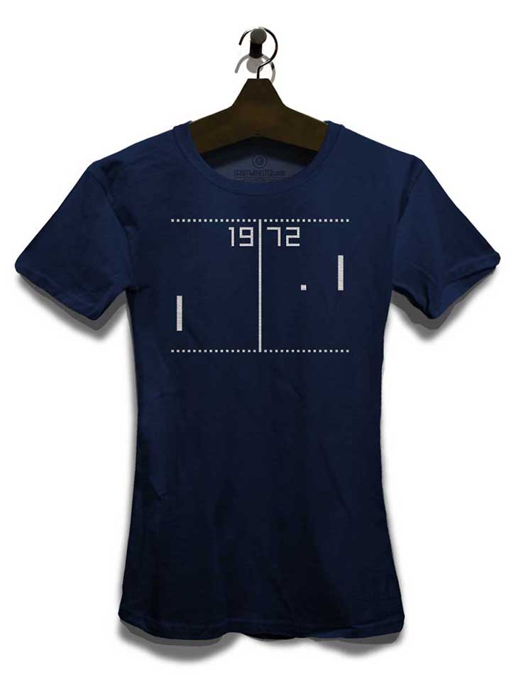 pong-1972-damen-t-shirt dunkelblau 3