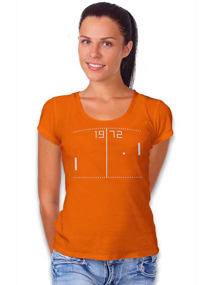 pong-1972-damen-t-shirt orange 2