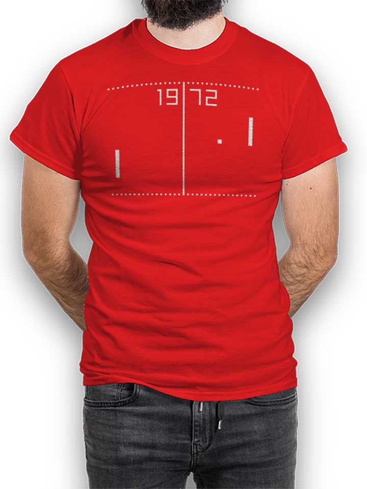 Pong 1972 T-Shirt red L