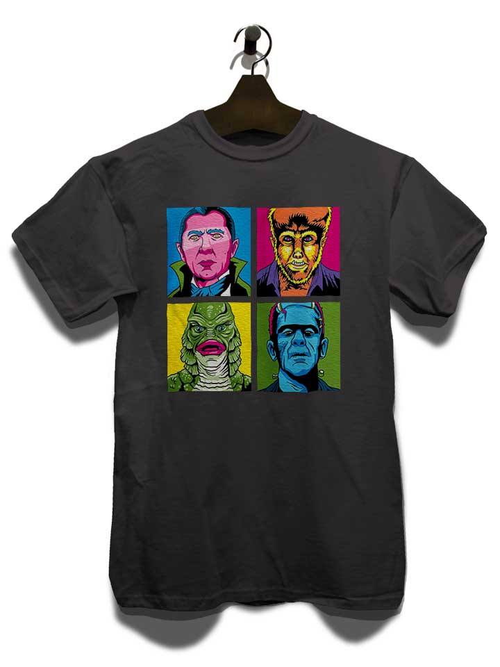 pop-art-monster-t-shirt dunkelgrau 3