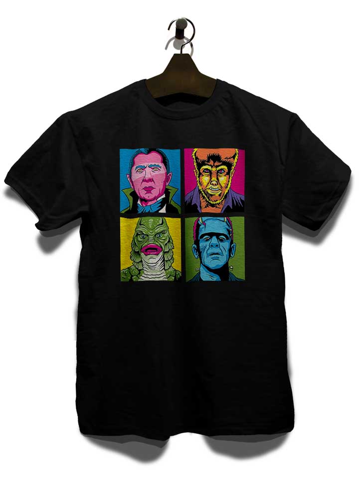 pop-art-monster-t-shirt schwarz 3
