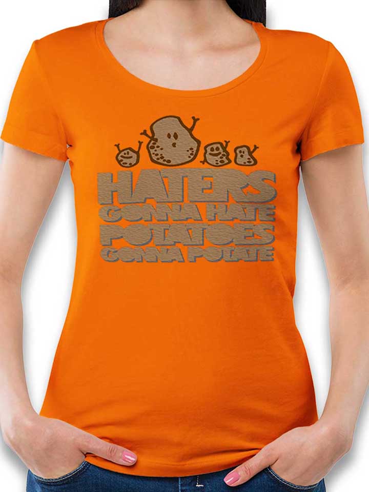 Potatoe Womens T-Shirt orange L
