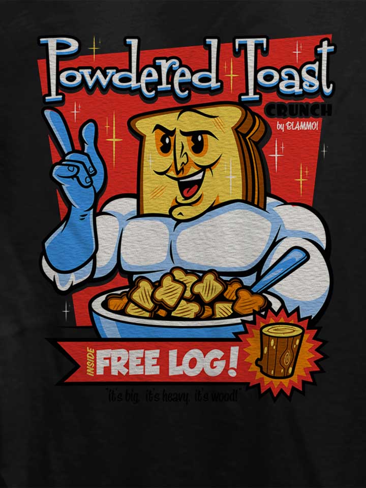 powdered-toast-crunch-damen-t-shirt schwarz 4