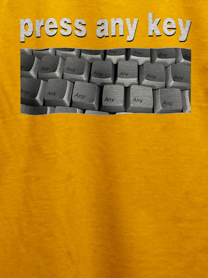 press-any-key-t-shirt gelb 4