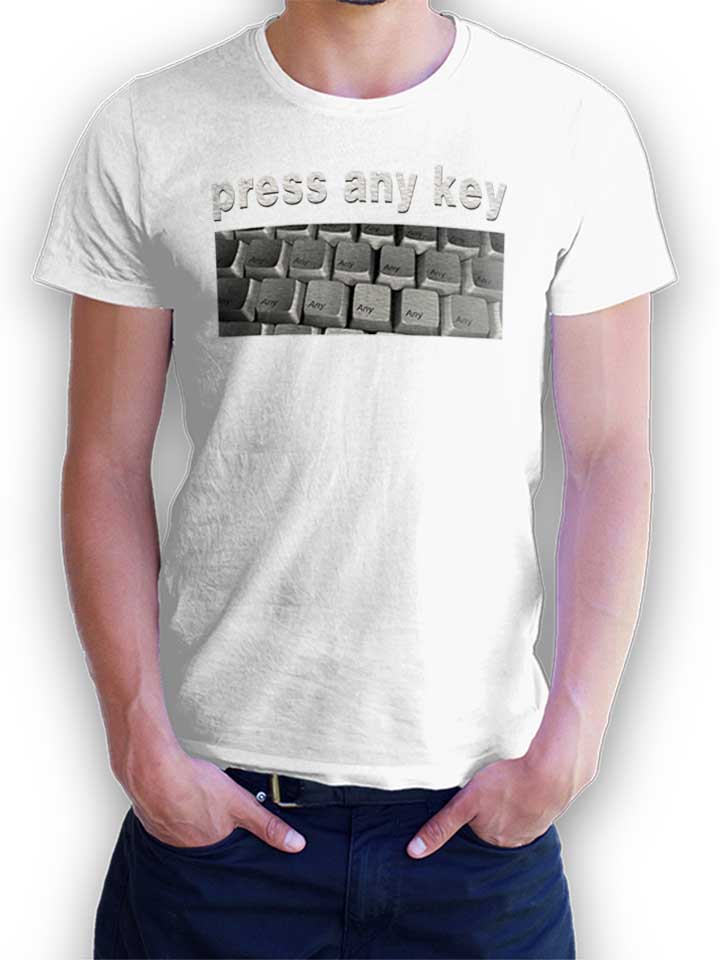 press-any-key-t-shirt weiss 1