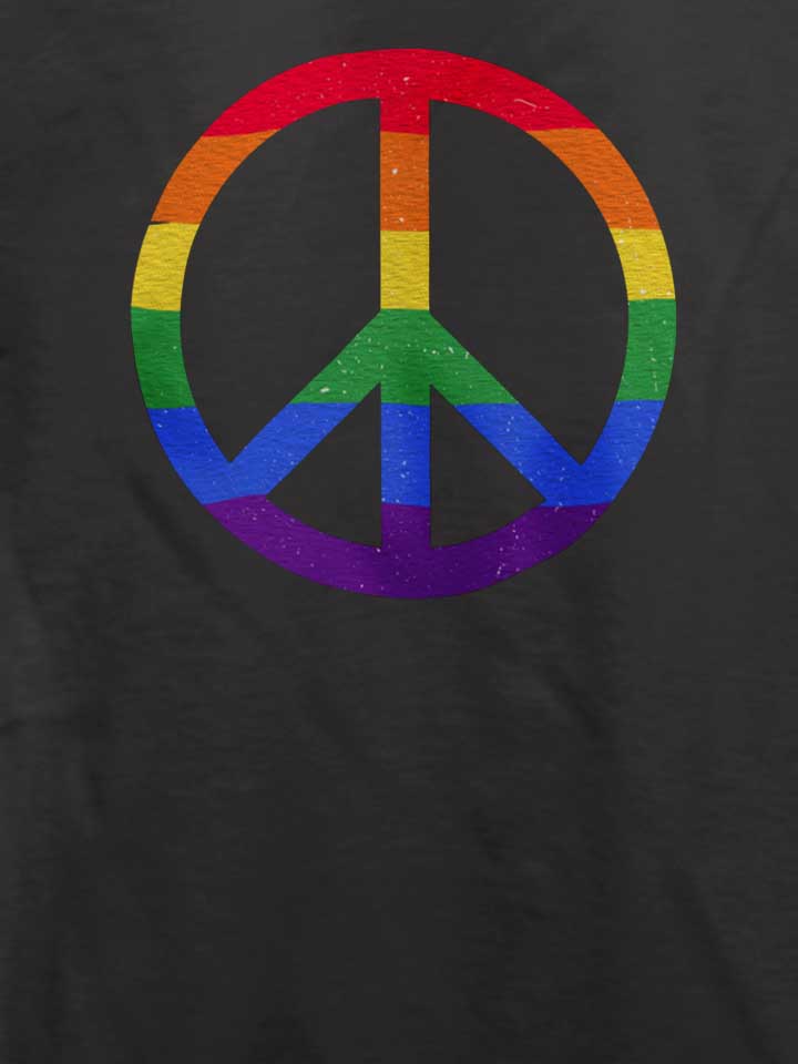 pride-and-peace-symbol-t-shirt dunkelgrau 4