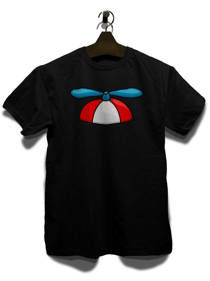 propeller-cap-t-shirt schwarz 3
