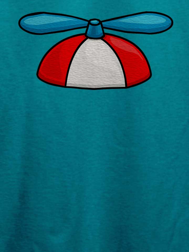 propeller-cap-t-shirt tuerkis 4