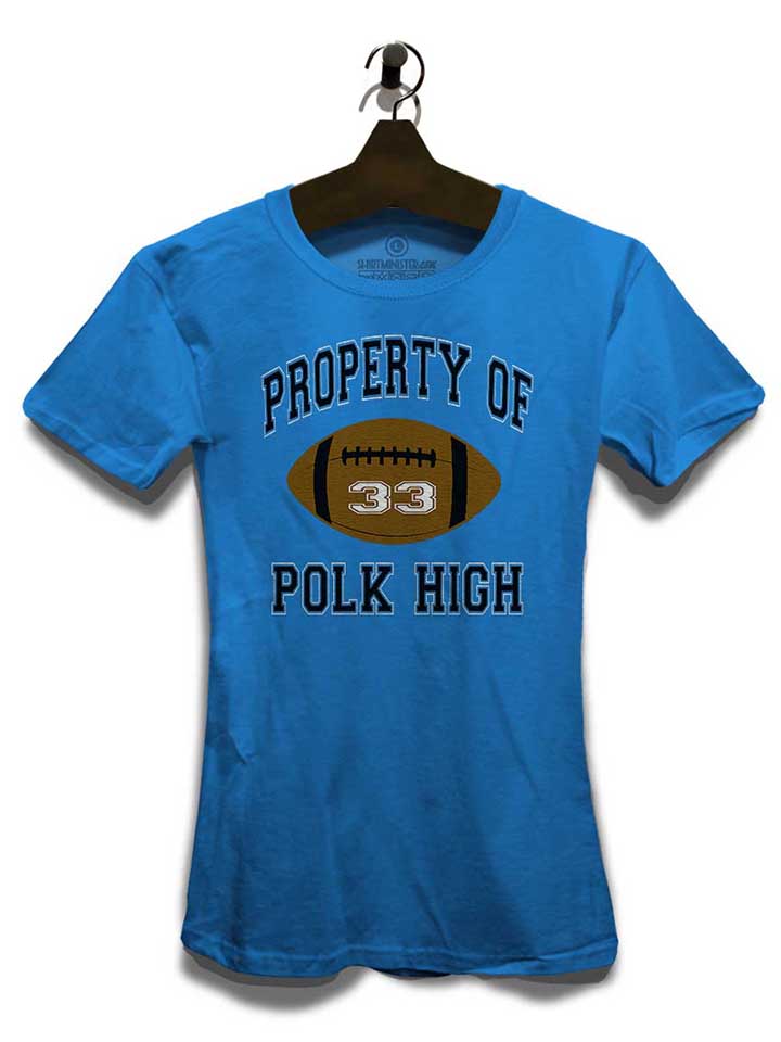 property-of-polk-high-damen-t-shirt royal 3