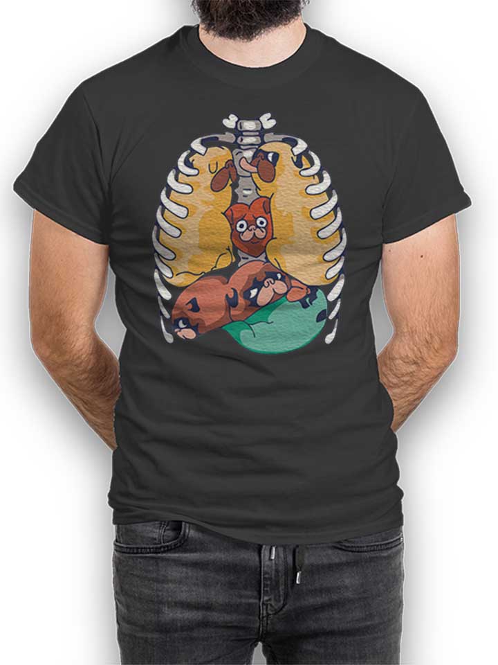 pug-anatomy-t-shirt dunkelgrau 1