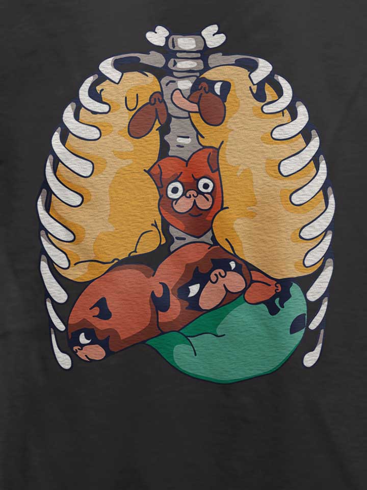 pug-anatomy-t-shirt dunkelgrau 4