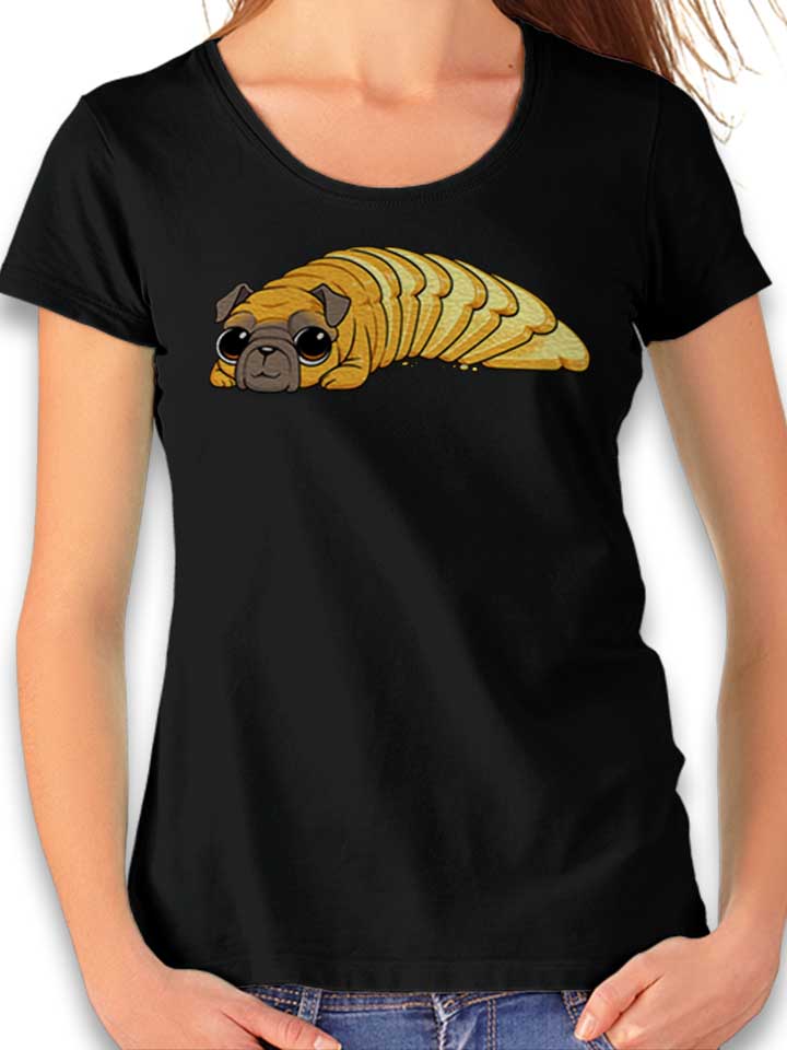 Pug Bread Damen T-Shirt schwarz L