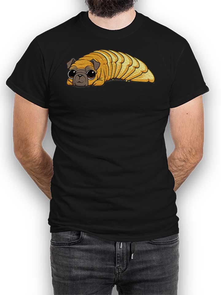 Pug Bread T-Shirt black L