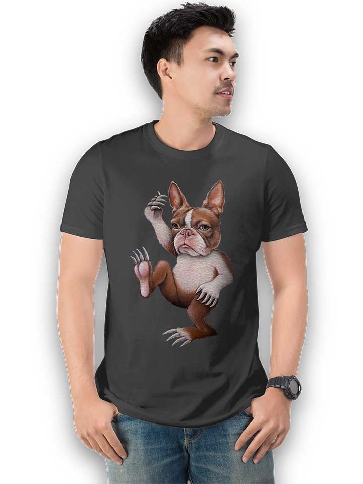 pug-creature-t-shirt dunkelgrau 2
