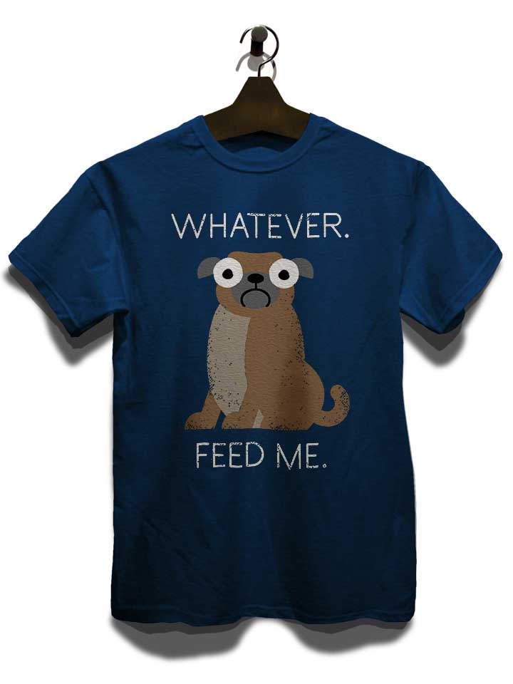 pug-truth-t-shirt dunkelblau 3