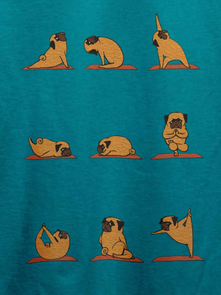 pug-yoga-t-shirt tuerkis 4