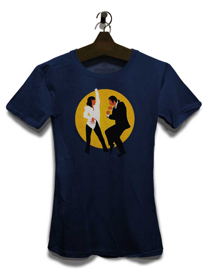 pulp-fiction-dance-damen-t-shirt dunkelblau 3
