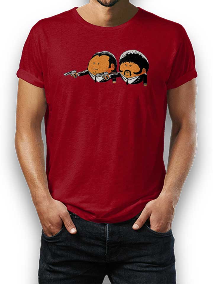Pulp Fiction Orange T-Shirt bordeaux L