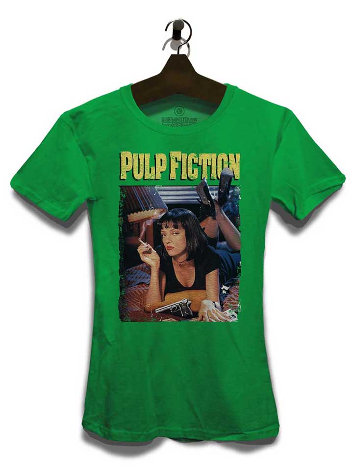 pulp-fiction-vintage-damen-t-shirt gruen 3