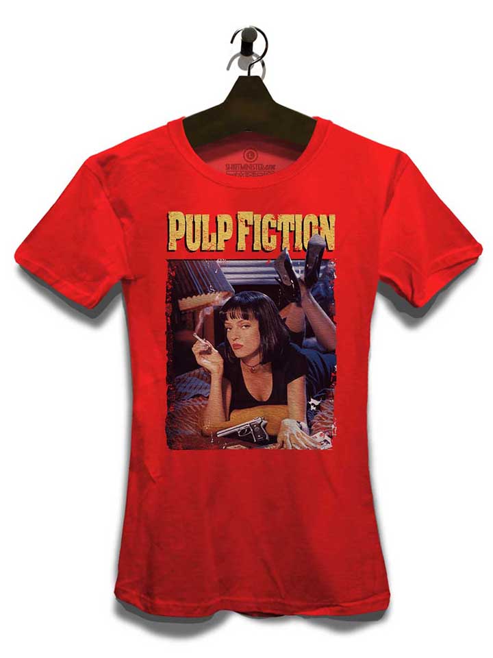 pulp-fiction-vintage-damen-t-shirt rot 3