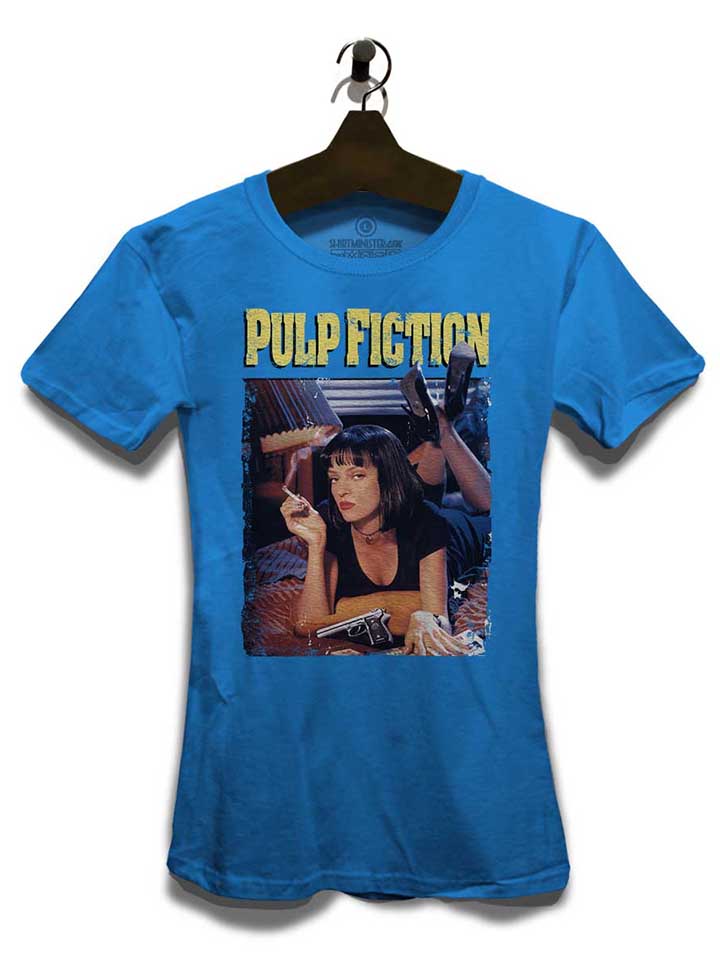 pulp-fiction-vintage-damen-t-shirt royal 3