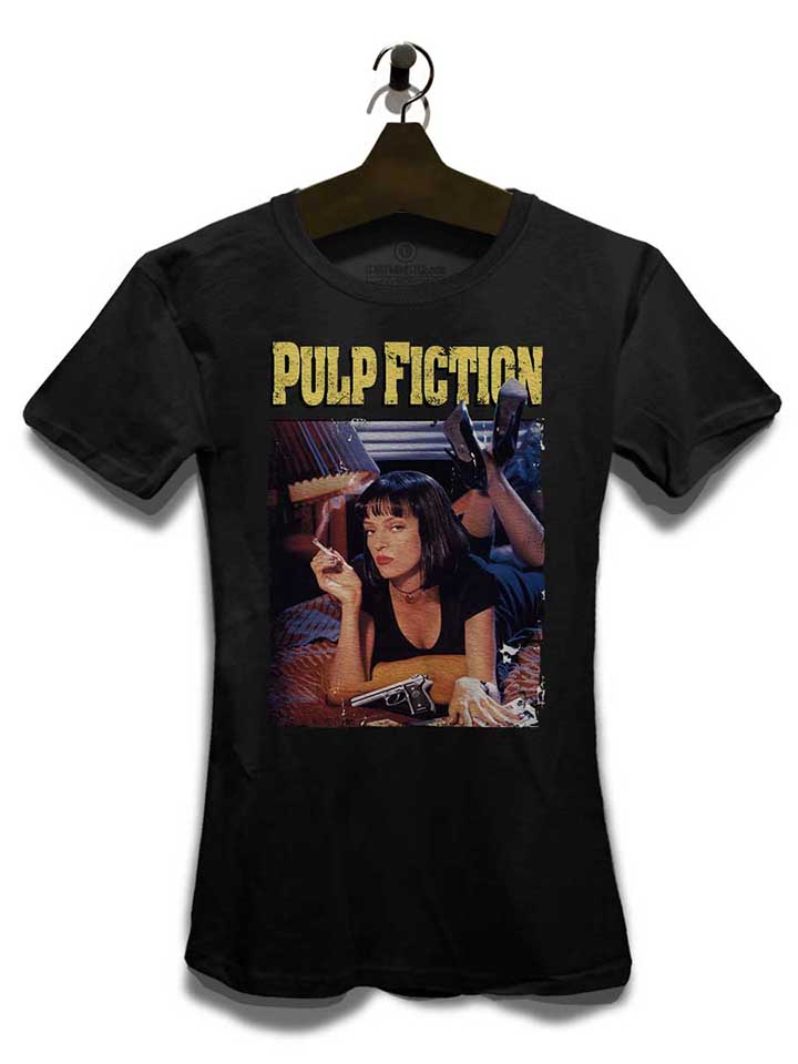 pulp-fiction-vintage-damen-t-shirt schwarz 3