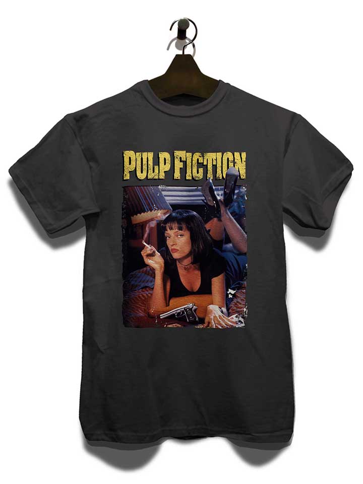 pulp-fiction-vintage-t-shirt dunkelgrau 3