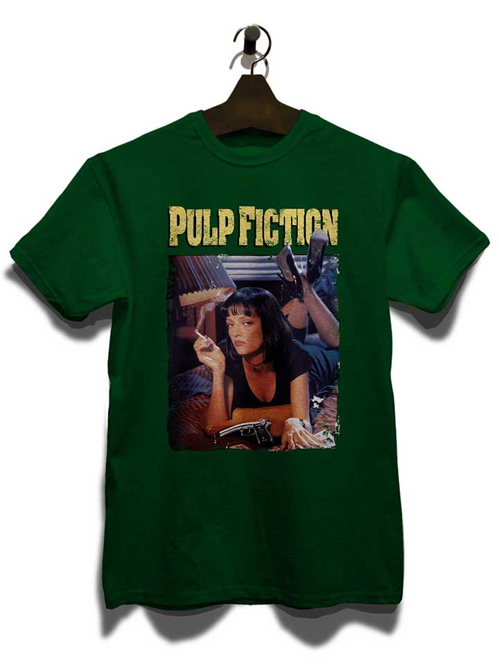 pulp-fiction-vintage-t-shirt dunkelgruen 3