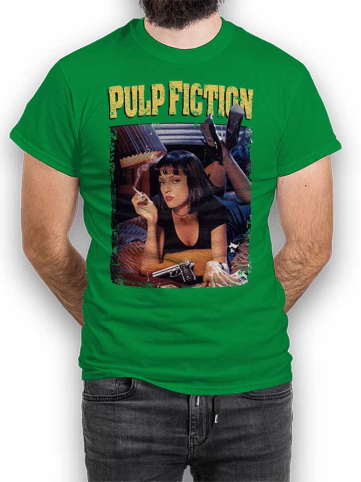 Pulp Fiction Vintage T-Shirt gruen L