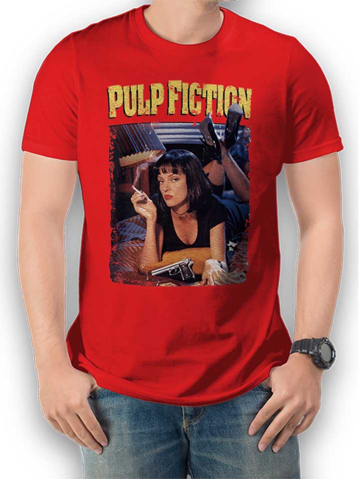 Pulp Fiction Vintage T-Shirt rouge L