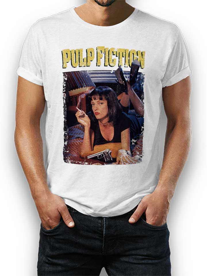 pulp-fiction-vintage-t-shirt weiss 1