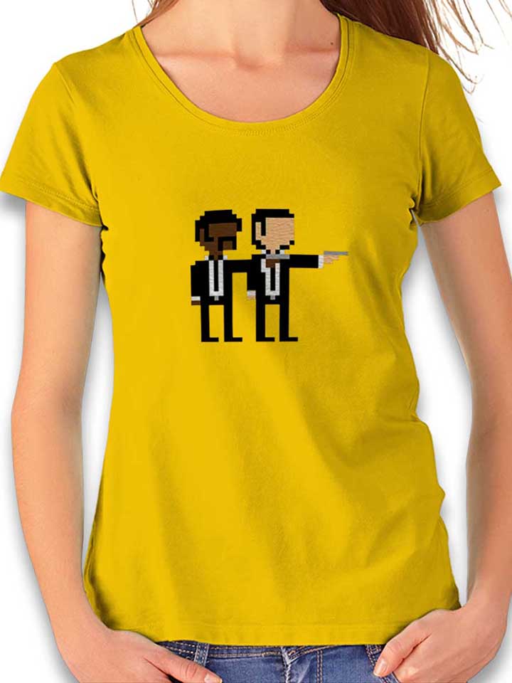 pulp-fiction-damen-t-shirt gelb 1