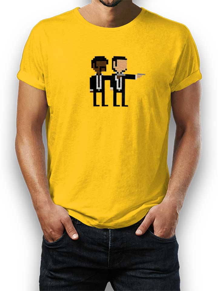 Pulp Fiction Camiseta amarillo L