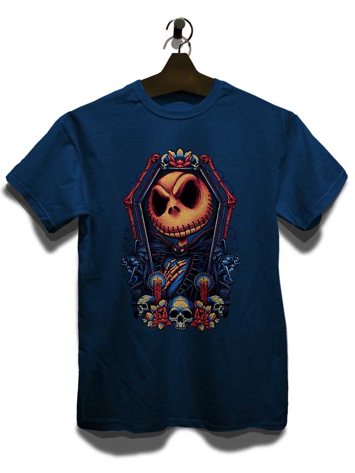 pumpkin-king-skellingtion-t-shirt dunkelblau 3