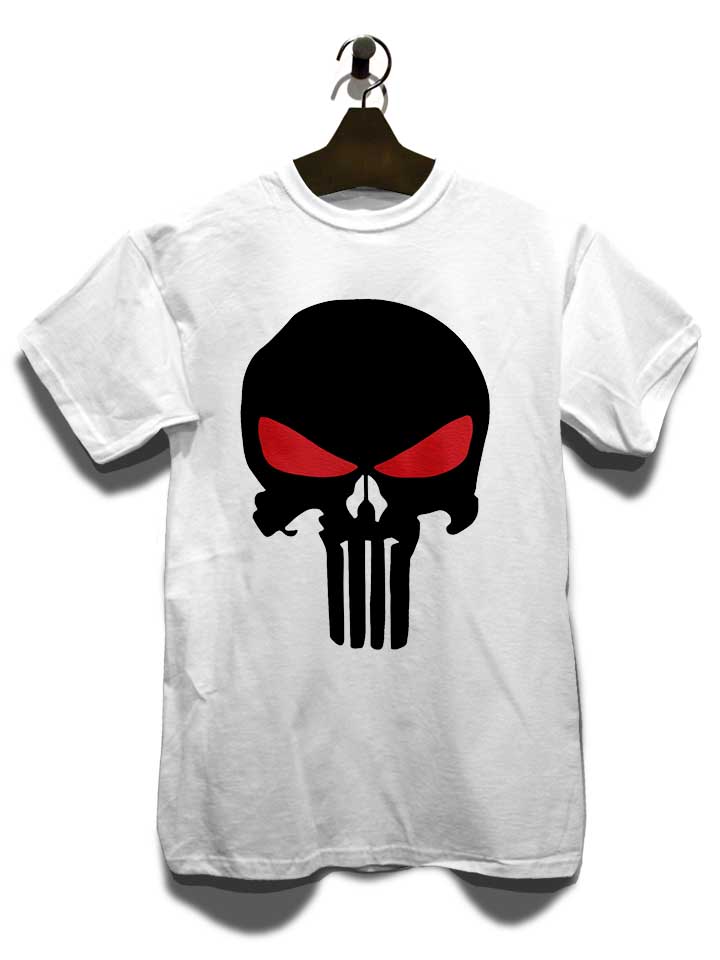 punisher-red-eye-skull-t-shirt weiss 3