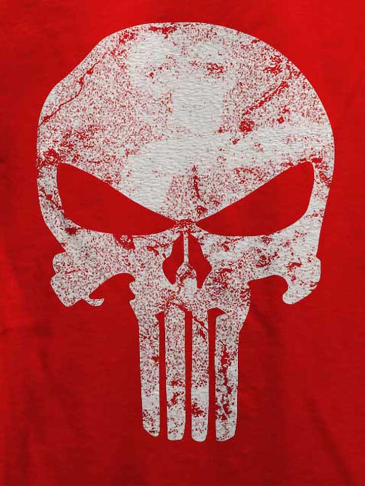 punisher-vintage-skull-t-shirt rot 4