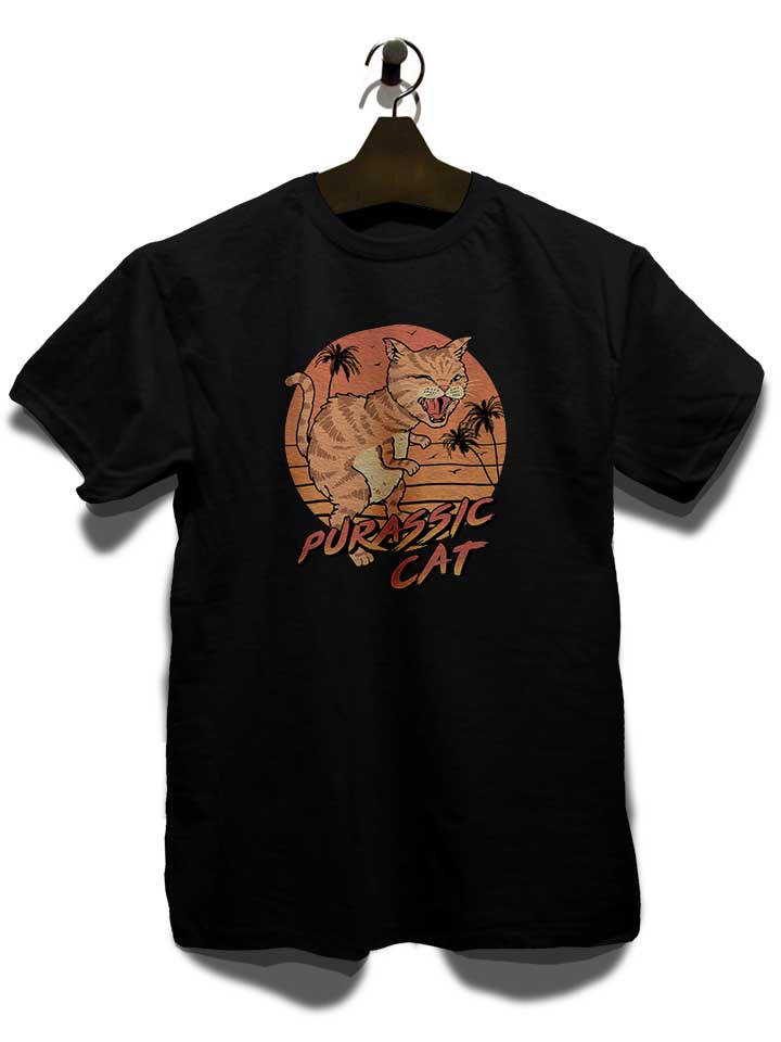 purassic-cat-t-shirt schwarz 3