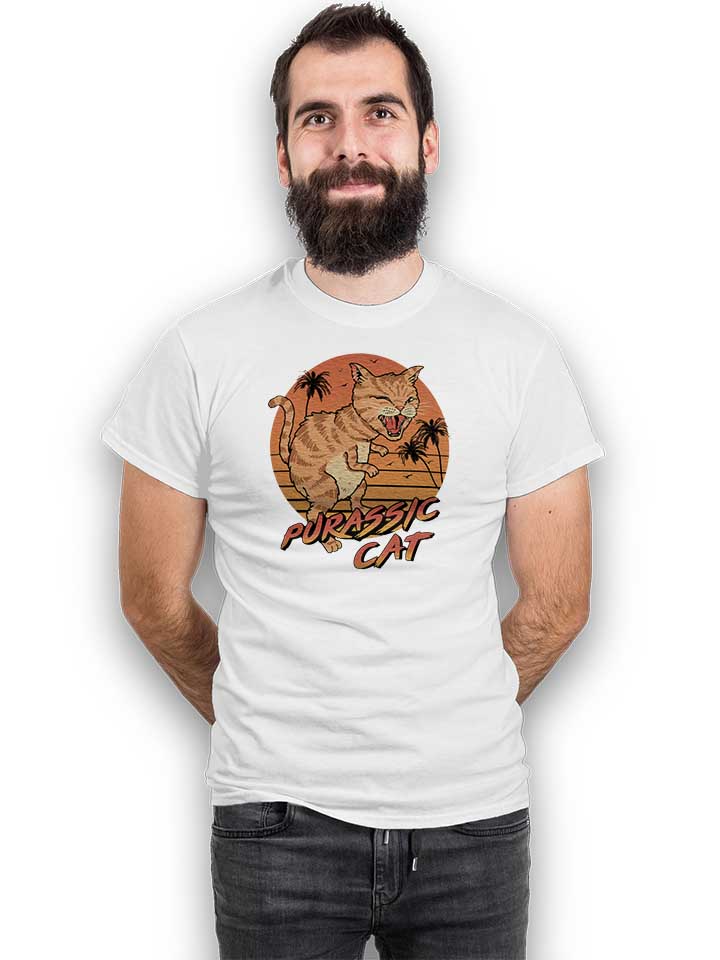 purassic-cat-t-shirt weiss 2