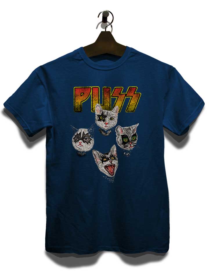 puss-cats-t-shirt dunkelblau 3
