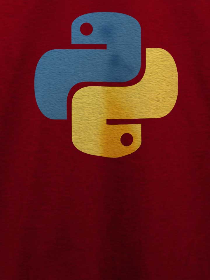python-logo-t-shirt bordeaux 4