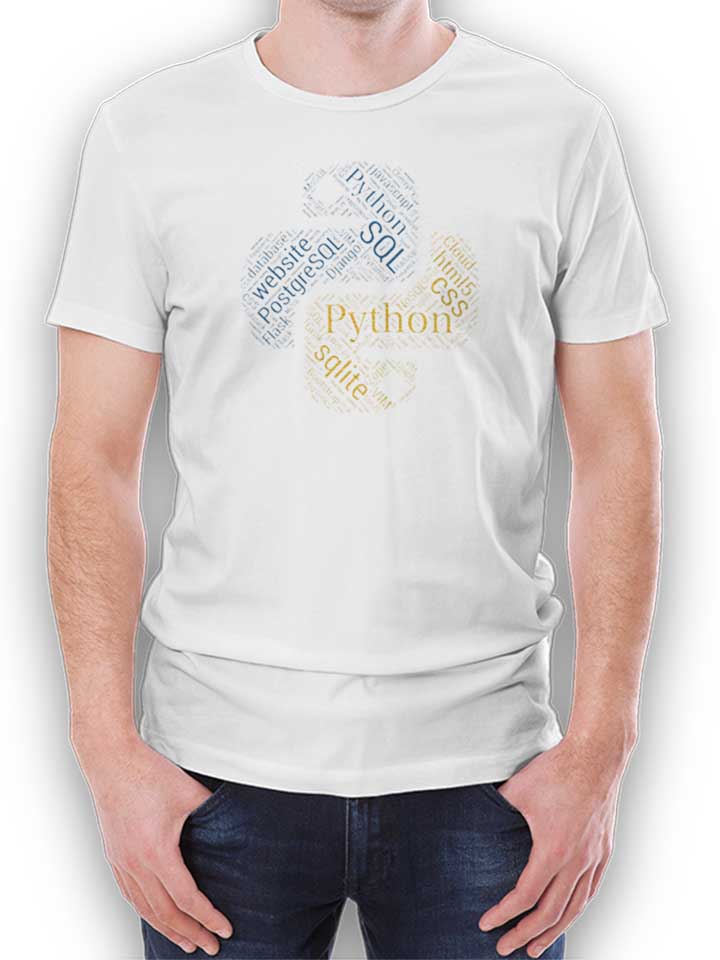 python-programmer-developer-t-shirt weiss 1