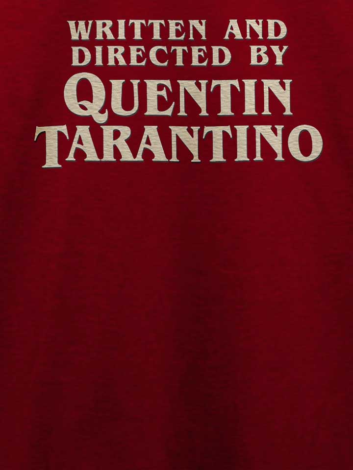 quentin-tarrantino-t-shirt bordeaux 4