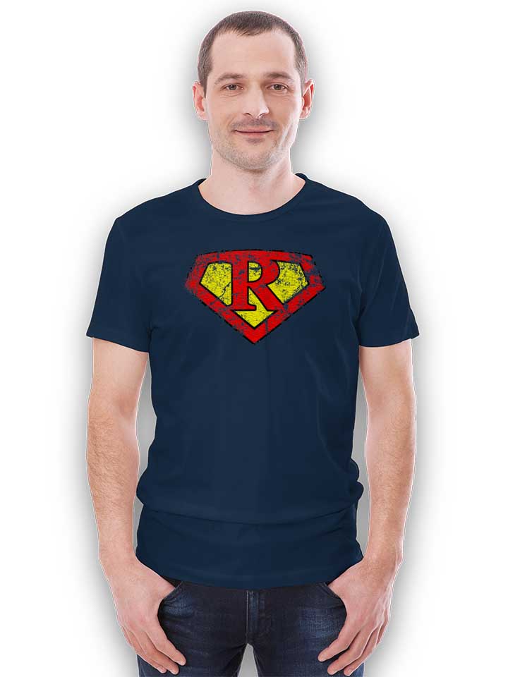r-buchstabe-logo-vintage-t-shirt dunkelblau 2